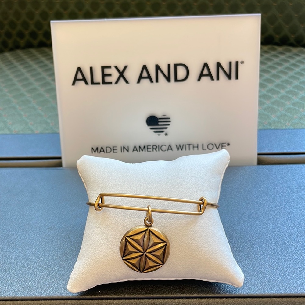 NWT Alex and Ani Aphrodite’s Flower bracelet